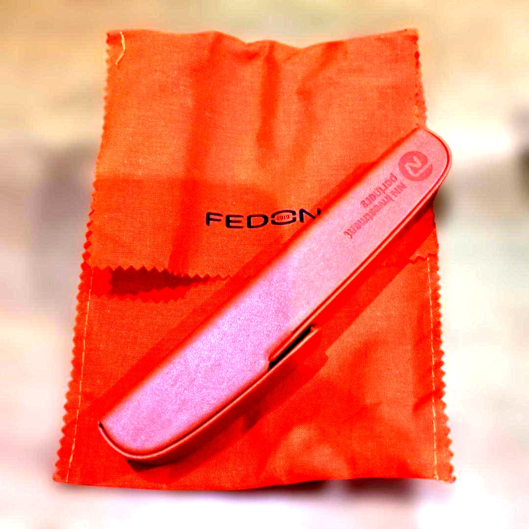 Giorgio Fedon Charme Orange Pen Case with Cross Bag — Japan Import