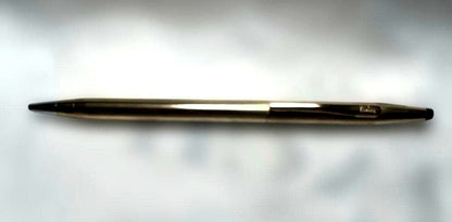 Cross Classic Century old model ballpoint pen with 14K gold filled metal body and engraved markings