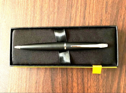 Cross Ballpoint Pen Matte Black with Silver Clip — Japan Import