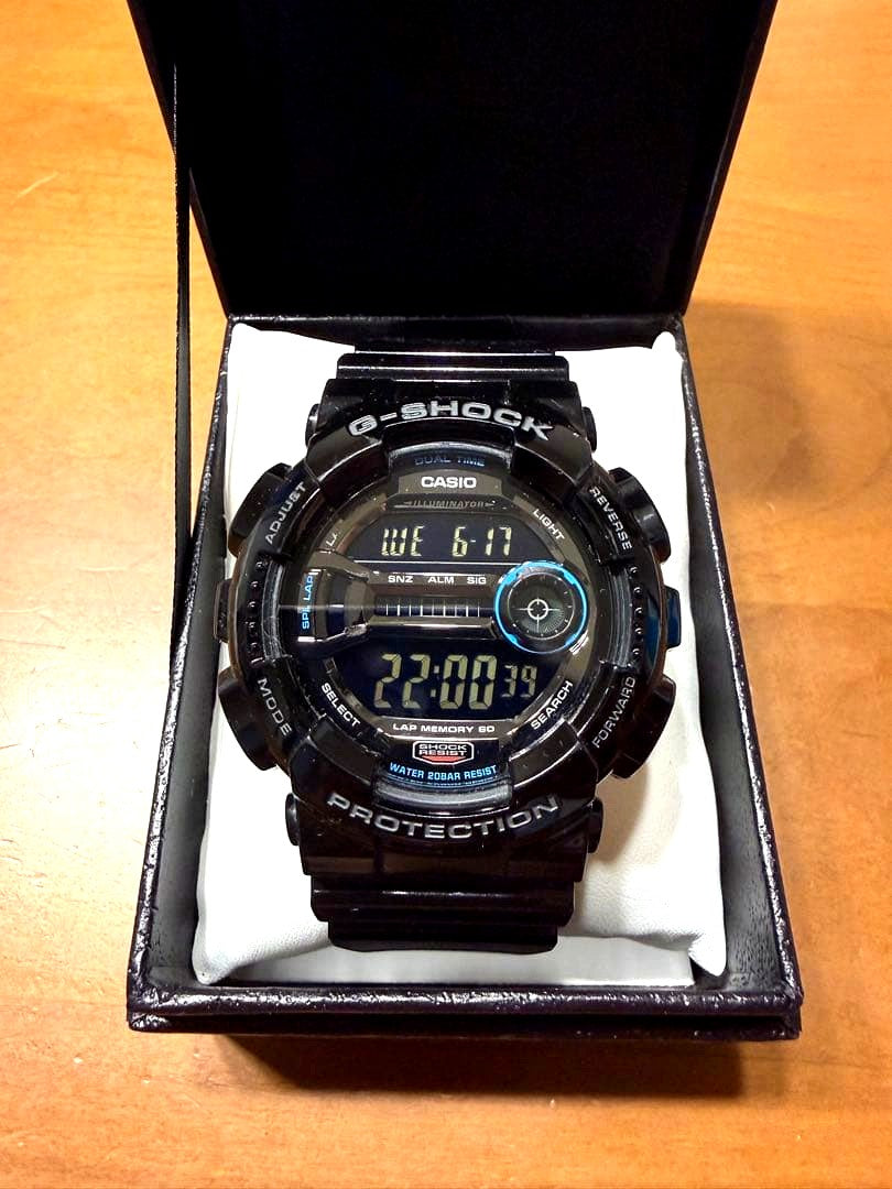 Used Casio G-Shock Digital Watch Model Body with black digital display and minor scratches