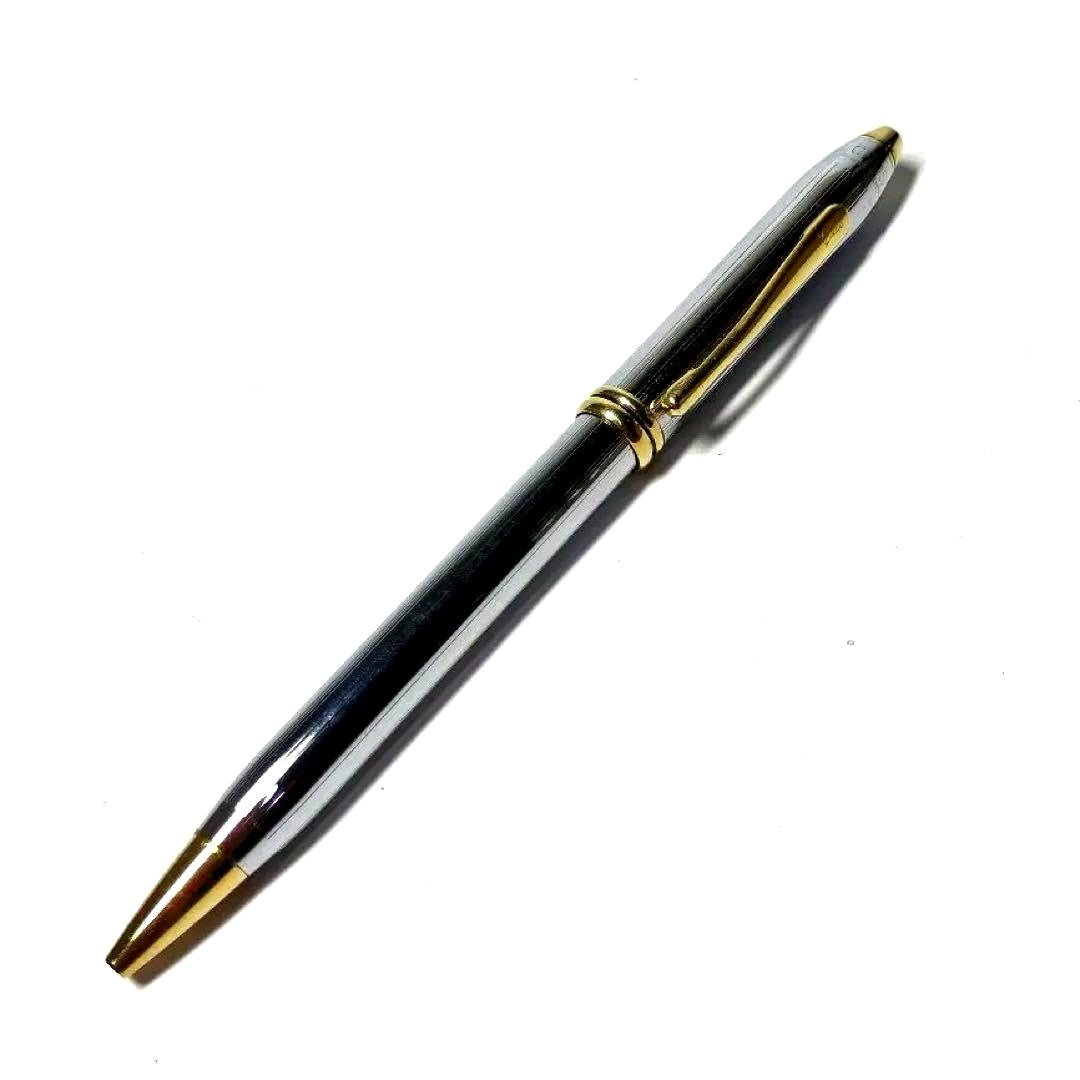 Cross Old Logo Cursive Townsend 502 Gold Ink Ballpoint Pen Made in Ireland