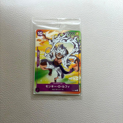 Unopened One Piece Nika Ace promotional card from 7-Eleven featuring character artwork
