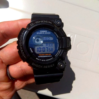 Casio G-Shock Frogman FROGMAN dive watch with 200 meters water resistance and Tough Solar feature