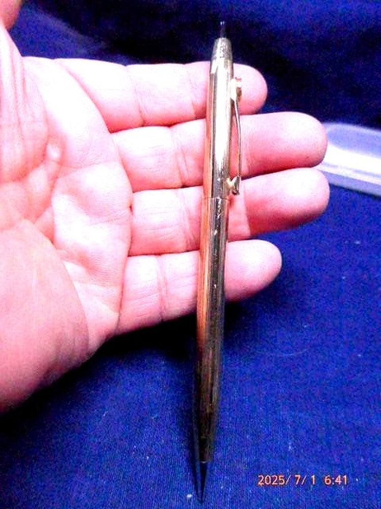 Cross 10K Gold Plated Mechanical Pencil GEF with Clip Japan Import