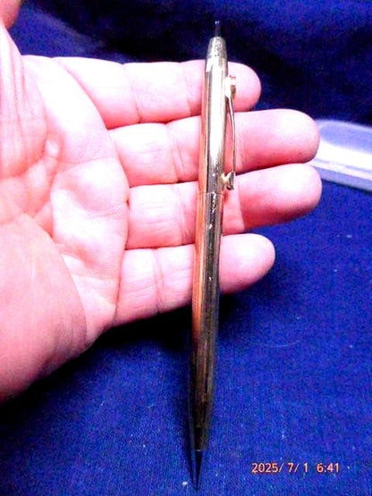 Cross 10K Gold Plated Mechanical Pencil GEF with Clip Japan Import