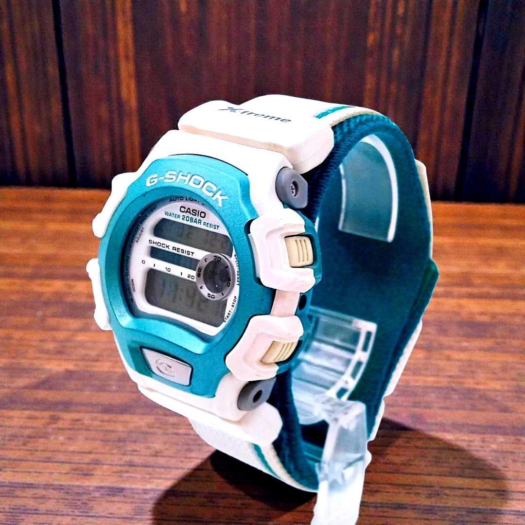 G-Shock Digital Watch DW-004 Shock Resist 20m Water Blue and White — Japan Import