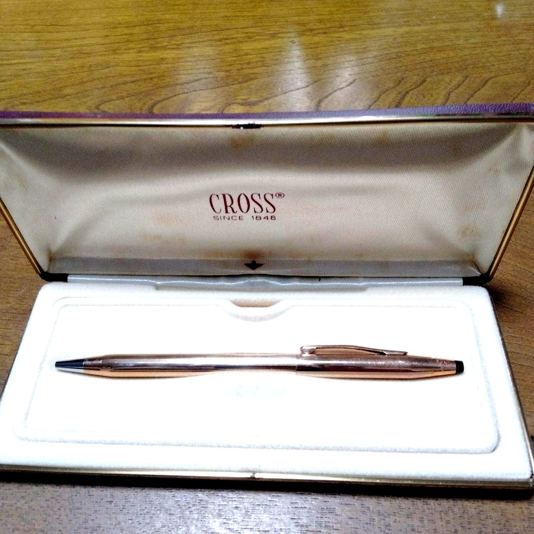 Cross Classic Century 1502 Gold Plated Ballpoint Pen with Dedicated Case — Japan Import