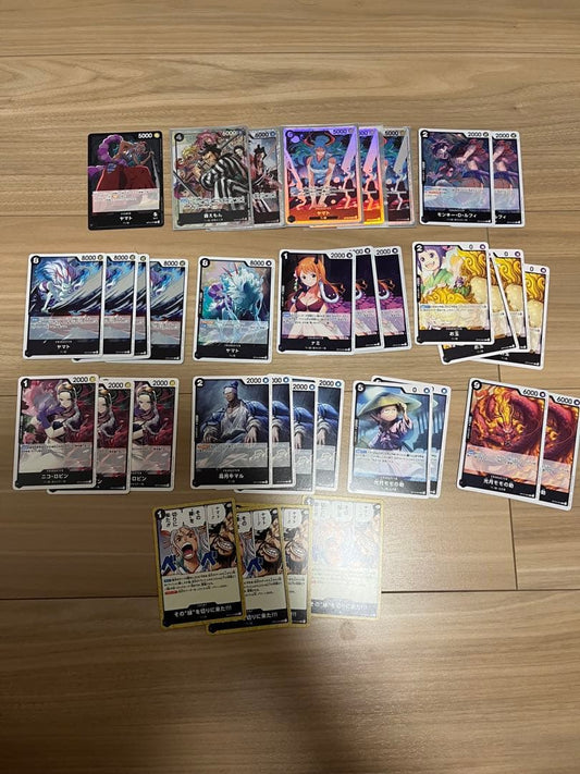 Kingemon One Piece Card Game Black Yamato Deck Material Japanese import, unassembled deck