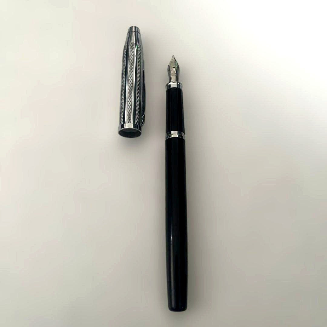 Cross Century II Sterling Silver & Black Lacquer Fountain Pen