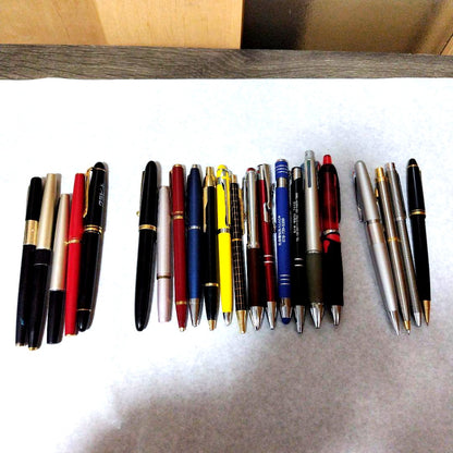 Pilot Cross Set of 5 Fountain Pens, 13 Ballpoint Pens, 4 Mechanical Pencils with K14 Materials