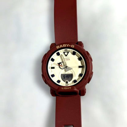 Casio Baby-G Ladies Watch Red & White Dial Module 5692 — Japan Import