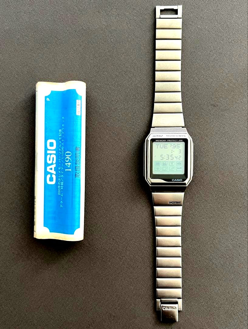Casio HotBiz VDB-2000 Touch Screen Digital Data Bank Watch — Japan Import