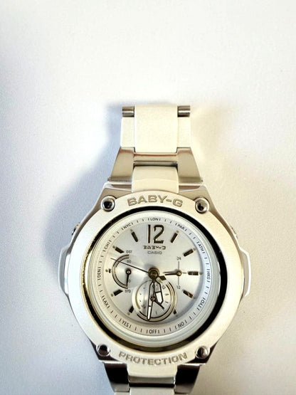 Casio Baby-G used wristwatch with approximately 4.1 cm face and 15 cm wrist size, no major scratches