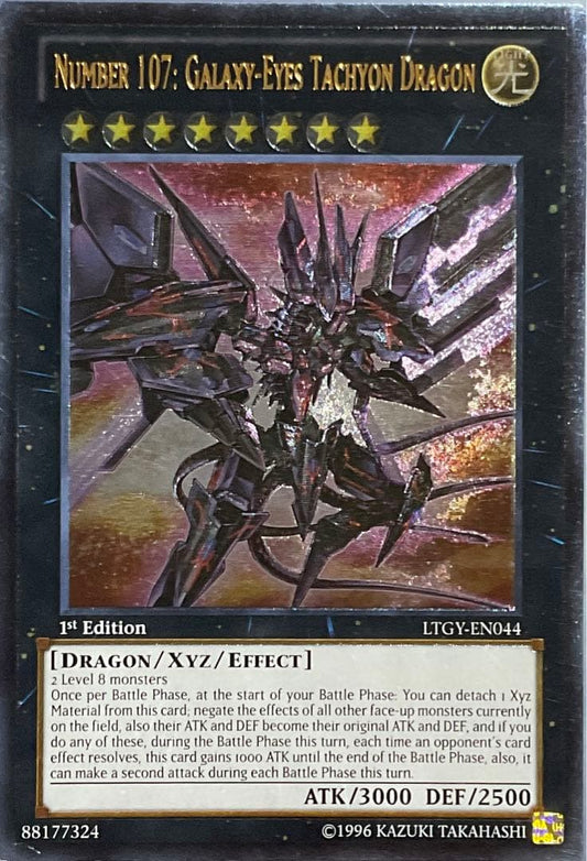 Yu-Gi-Oh Galaxy Eyes Spacetime Dragon No.107 1st Relic English card from Japan