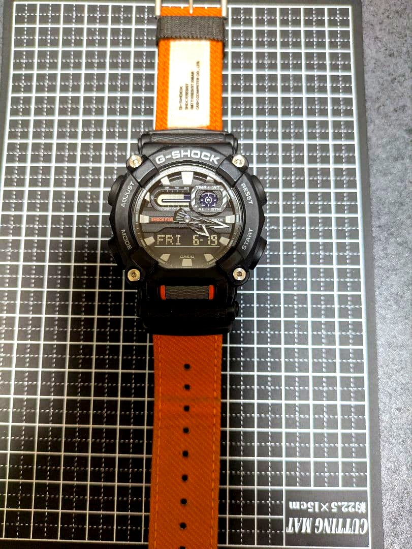 Casio G-Shock Digital Watch Body Orange