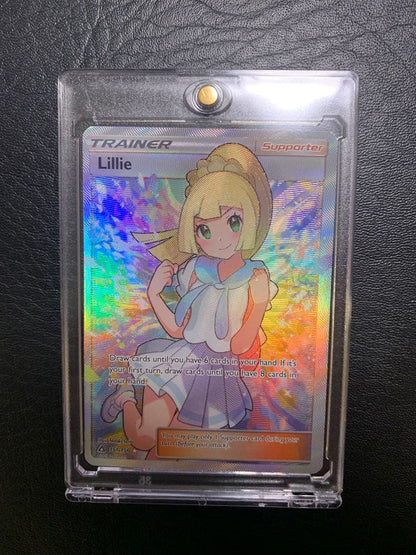Lillie Series 2018 Pokemon Sun & Moon Ultra Prism SR English card in good condition with loader