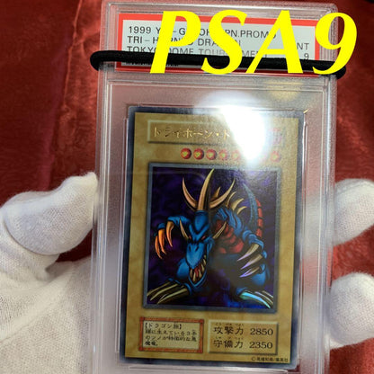 Tri-Horn Dragon Initial Ultra Rare PSA 9 Mint graded trading card from Japanese series