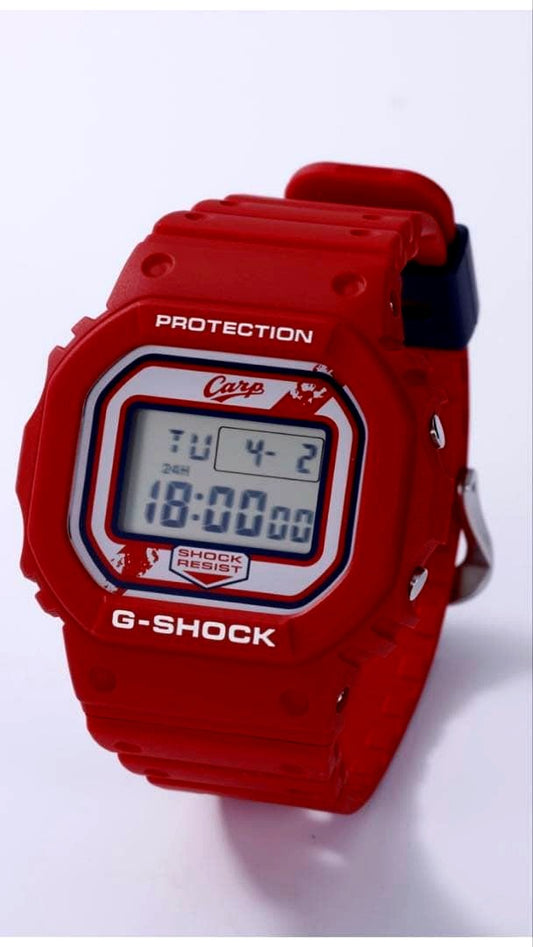 Casio G-Shock Hiroshima Carp 2024 red digital watch brand new in original box with warranty card