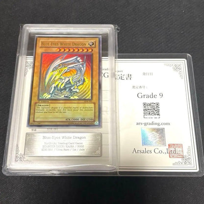 Blue-Eyes White Dragon SDK-001 Asian 1st Edition Yu-Gi-Oh card in PSA9 equivalent ARS9 condition