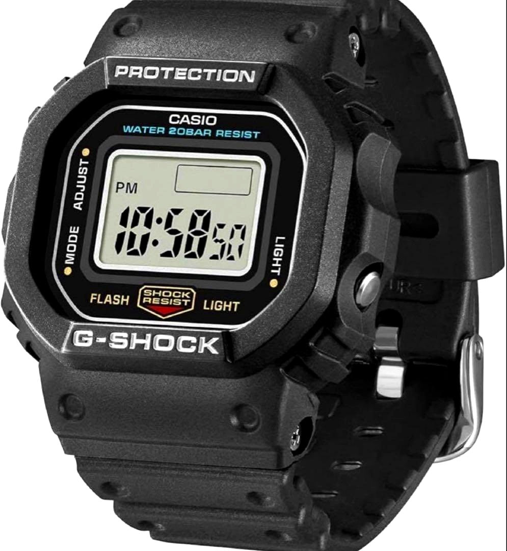 Casio G-Shock Nano Series DWN-5600-1JR black compact digital wristwatch with dual time and shock-resistant design