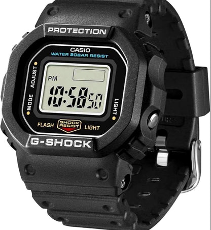 Casio G-Shock Nano Series DWN-5600-1JR black compact digital wristwatch with dual time and shock-resistant design
