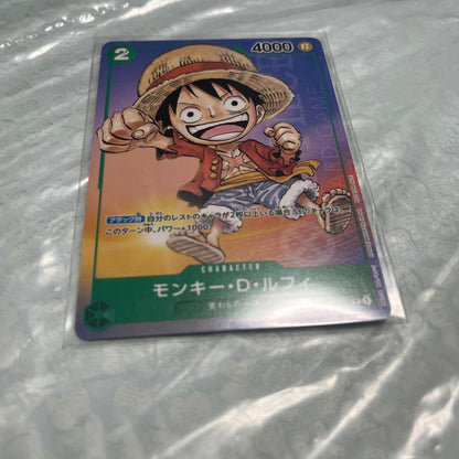 One Piece Monkey D. Luffy P-037 promo card new and unused Japanese edition