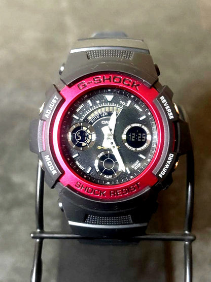 Casio G-Shock Ana-Digi Watch Black Red