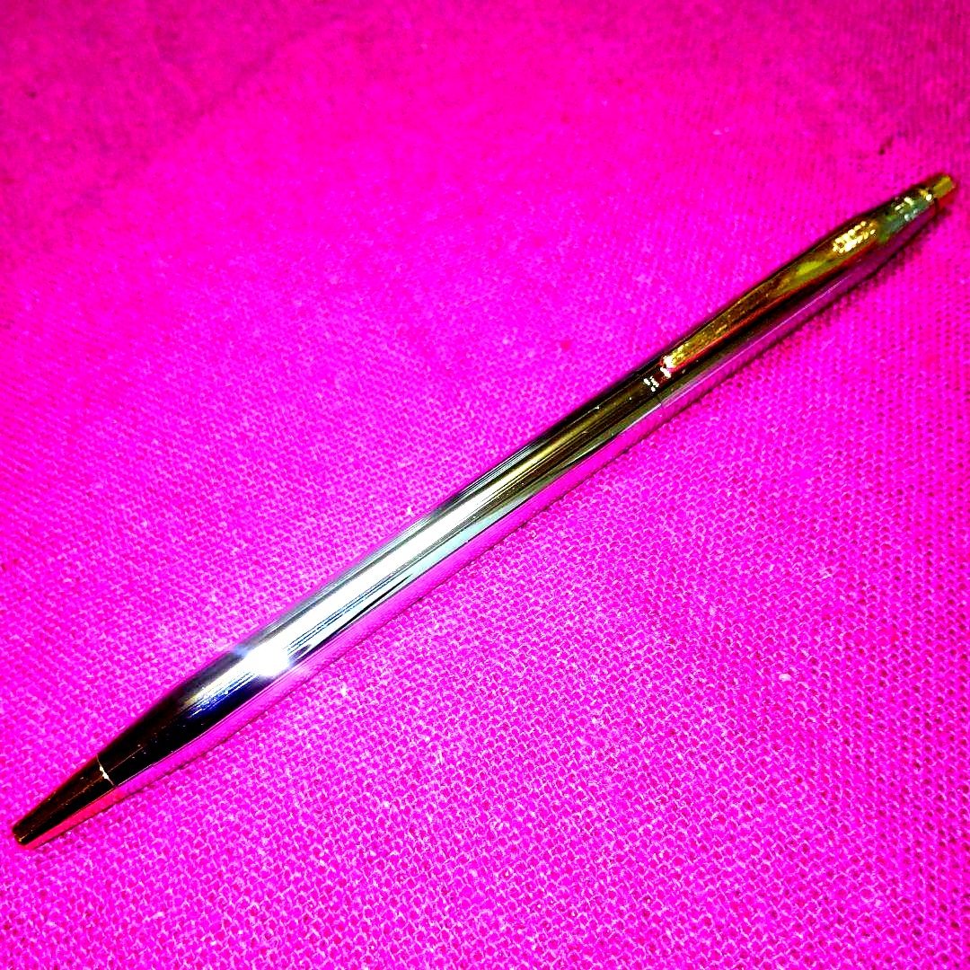 Cross Classic Century Medalist Gold Silver Ballpoint Pen - Japan Import