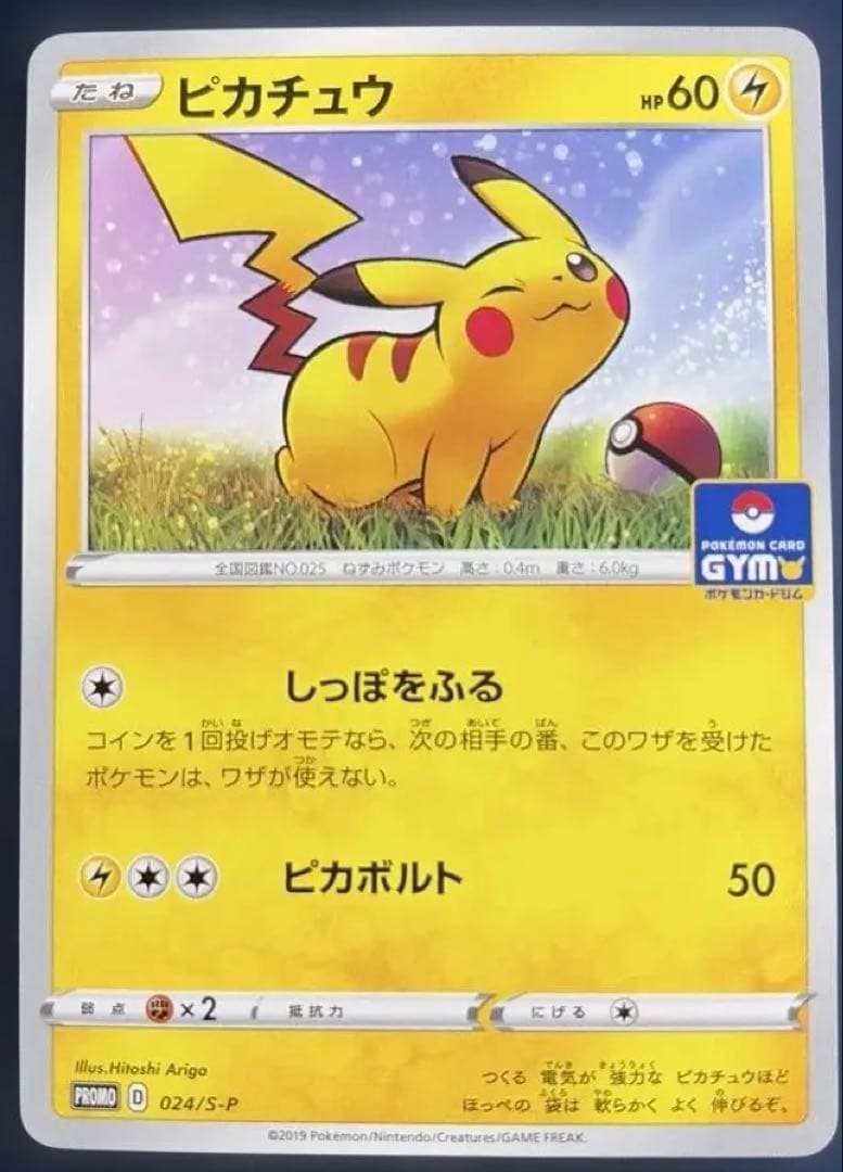 Sony Sword & Shield Promo Card Series S-P Model 024/S-P Japan import with minor signs of use
