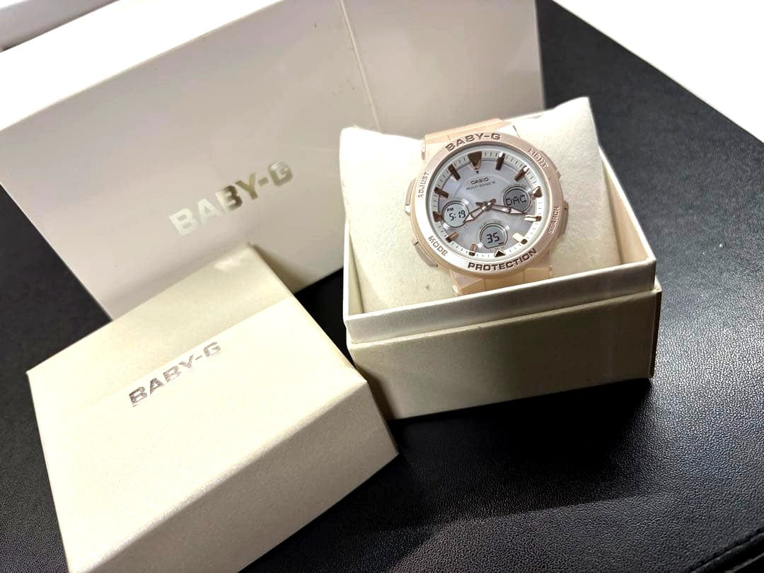 Casio Baby-G Digital Watch Model 5549JA with digital display in case with instruction manual