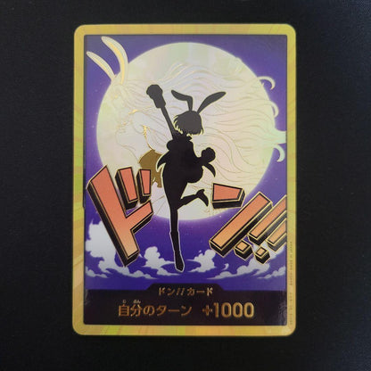 One Piece Carrot Series Super Parallel Don Card Gold Don from the One Piece Card Game Don!! set