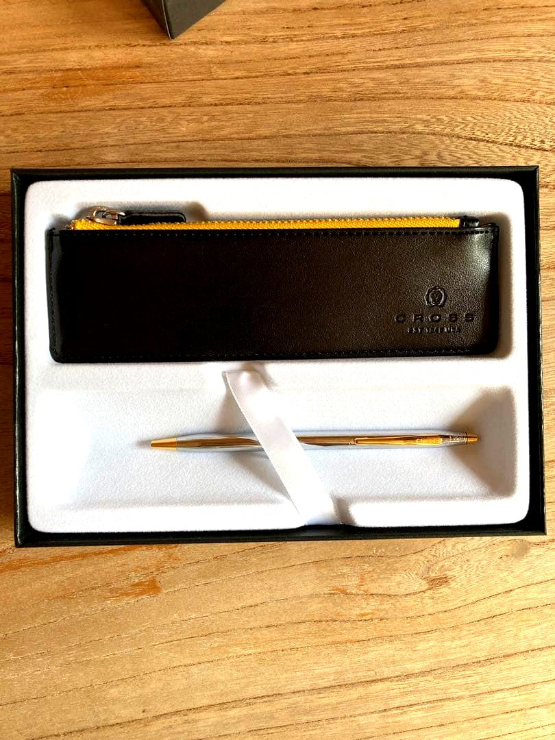 Cross Classic Century Ballpoint Pen with Leather Case