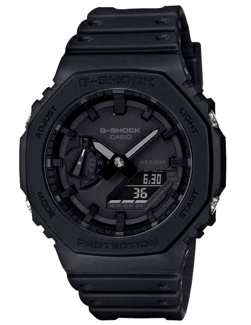 Casio G-Shock All Black Watch new authentic Japan model showing black durable design with digital features