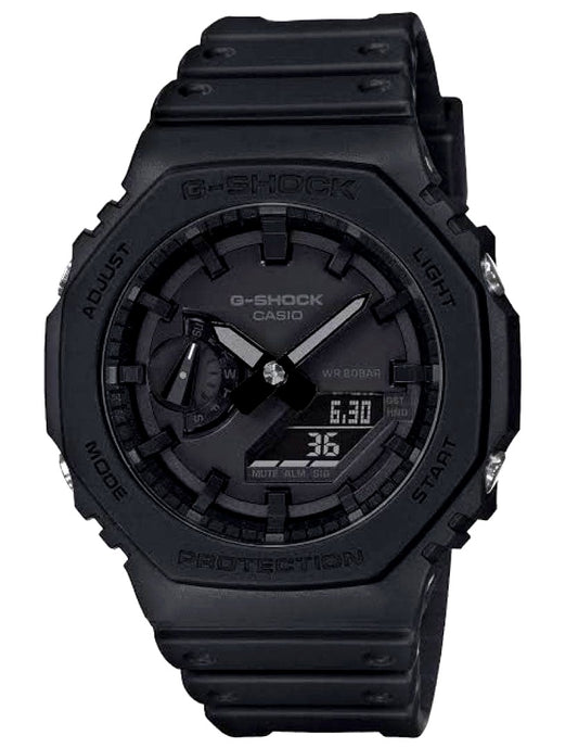 Casio G-Shock All Black Watch new authentic Japan model showing black durable design with digital features