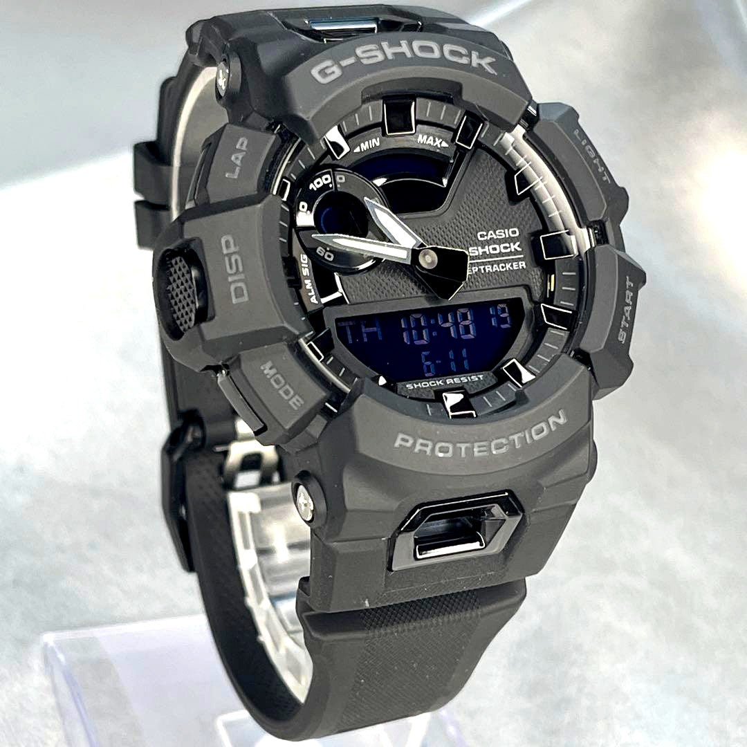 Casio G-Shock GBA-900 Bluetooth Watch with black band and digital-analog display
