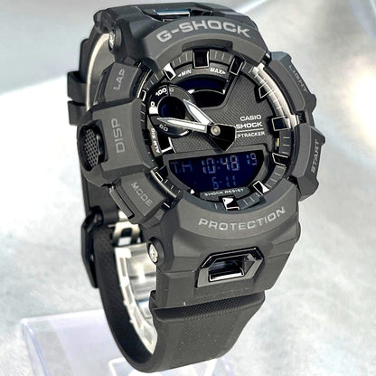 Casio G-Shock GBA-900 Bluetooth Watch with black band and digital-analog display