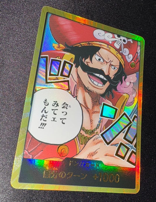One Piece King Roger Gold Don single card from Japan import card game series