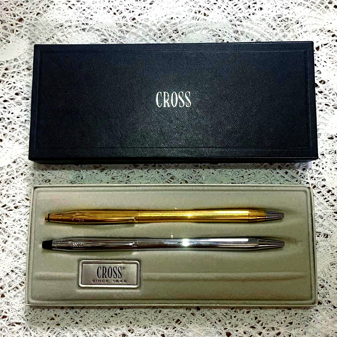 Cross Ballpoint Pen Set of Two with 0.5mm Refill Made in USA and Ireland