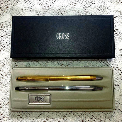 Cross Ballpoint Pen Set of Two with 0.5mm Refill Made in USA and Ireland