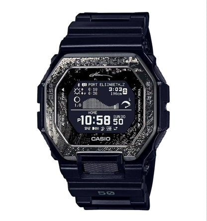 Casio G-Shock GBX-100KI-1JR black digital watch with octagonal case and digital display