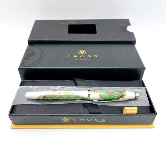 Cross Wonderlust NAT0755 water-based ballpoint pen with damaged outer box, new condition