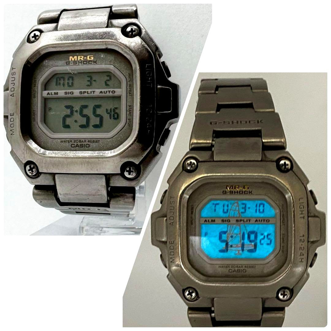 Casio G-Shock Master G MRG-110T America’s Cup Limited silver dial full metal watch