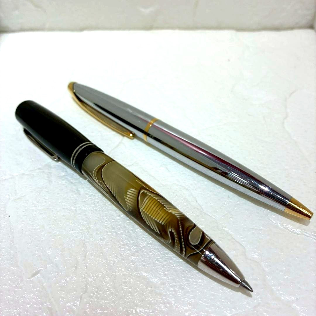 Delta Ballpoint Pen 366 with Bonus Cross Pen — Japan Import