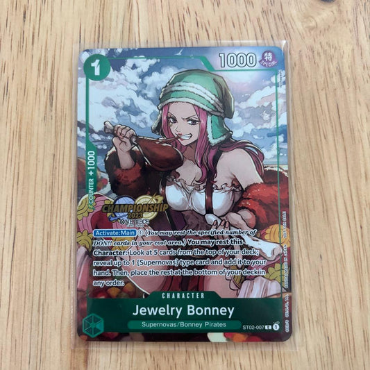 One Piece Card Game Nami collectible card English version, model Bonnie, for play only