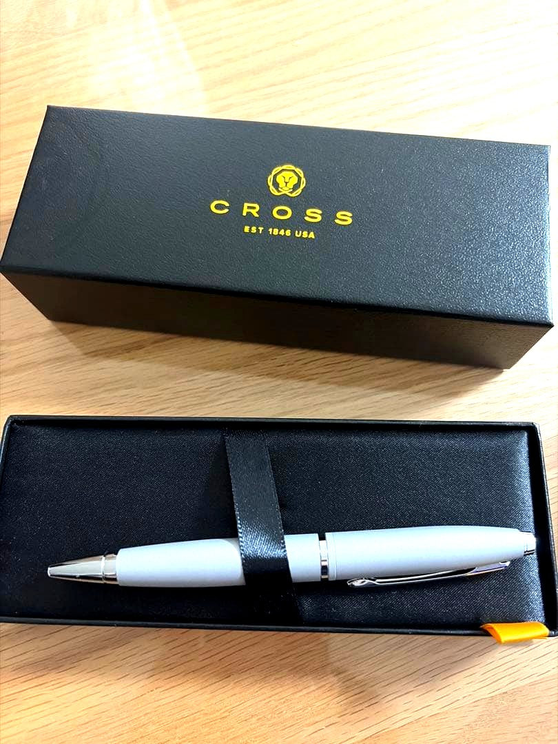 Cross ballpoint pen with included box showcasing genuine Japanese stationery gift