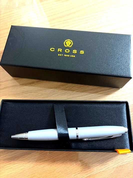 Cross ballpoint pen with included box showcasing genuine Japanese stationery gift
