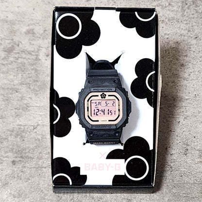 Black Mary Quant×Baby-G Limited Edition Third Series watch with collaboration branding, Japan import
