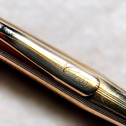 Cross Classic Century 14KT mechanical pencil Model 6U262 with 0.9mm lead, gold finish, Japan import