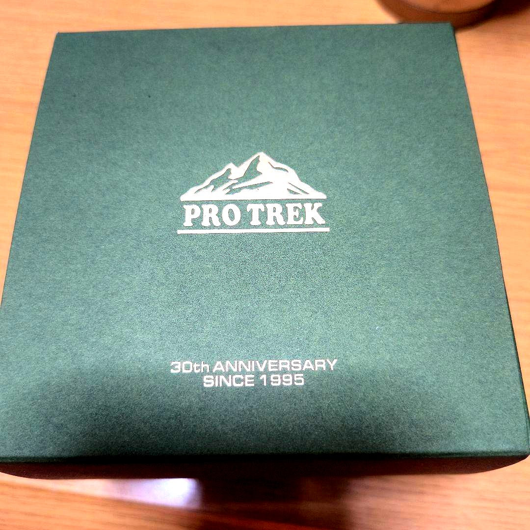 Casio Pro Trek 30th Anniversary Model green digital watch body only with protective film Japan import