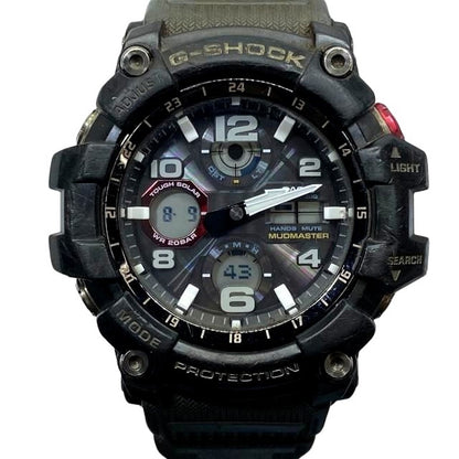 Casio G-Shock GWG-100 black rubber watch with solar radio control and durable design
